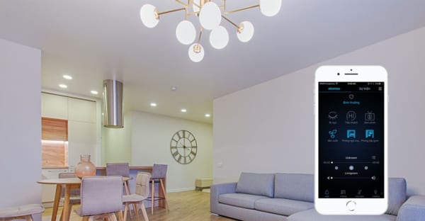 Hệ thống chiếu sáng tự động của giải pháp nhà thông minh